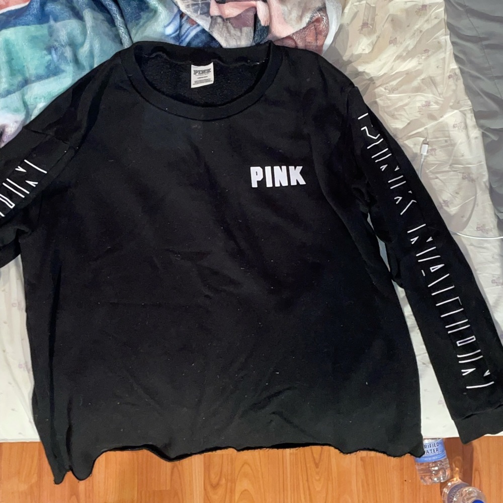 Black Pink Crew with Pink Nation on Sleeves